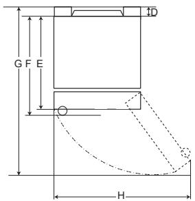 LG GBP32DSKZN - Mål og afstande - 2