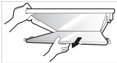 LG GBP32DSKZN - Cleaning the Crisper Cover Removing the Crisper Cover - 2