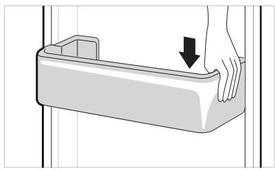 LG GBP32DSKZN - Remontage du panier de porte du réfrigérateur - 1