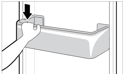 LG GBP32DSKZN - Reinserimento del cestello dello sportello del frigorifero - 2