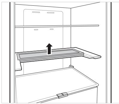 LG GBP32DSKZN - Folding Shelf - 2