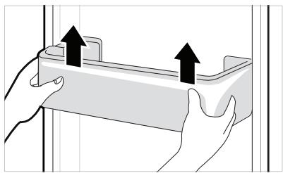 LG GBP32DSKZN - Ausbau des Kühlschranktürfaches - 1
