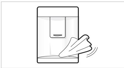 LG GBP32DSKZN - Pulizia dell'erogatore d'acqua Pulizia del vassoio dell'erogatore - 1