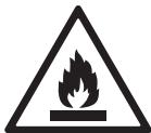 LG GBP32DSKZN - Risk of Fire and Flammable Materials - 1