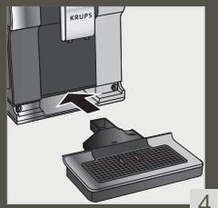 KRUPS EA8738 - EMPTY THE DRIP TRAY - 5