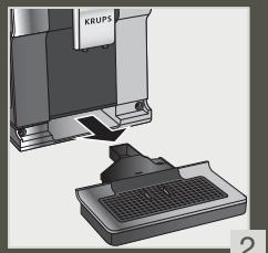 KRUPS EA8738 - EMPTY THE DRIP TRAY - 3
