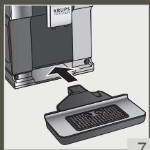 KRUPS EA8738 - CLEAN THE DRIP TRAY REGULARLY - 8