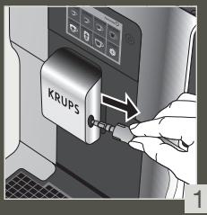 KRUPS EA8738 - MANUAL DEEP CLEANING OF MILK SYSTEM – 5 MIN - 1