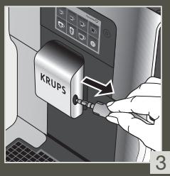 KRUPS EA8738 - QUICK MILK RINSING AFTER A CAPPUCCINO - 3