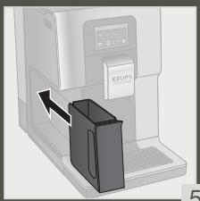 KRUPS EA8738 - CLEAN THE COFFEE GROUND COLLECTOR REGULARLY - 4