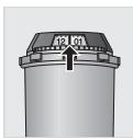 KRUPS EA8738 - WHEN SHOULD I CHANGE THE CLARIS AQUA FILTER SYSTEM CARTRIDGE? - 1