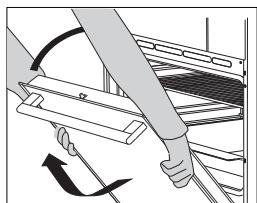 GORENJE EC6353WPA  -  EC6353XPA - Démontage et remontage de la porte du FOUR (selon le modèle) - 4