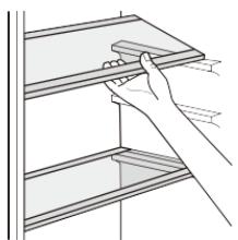 BRANDT BIS624ES - Accessoires Verplaatsbare planken - 1