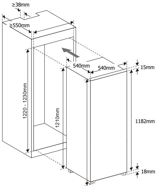 BRANDT BIS624ES - Installation de l'appareil - 1