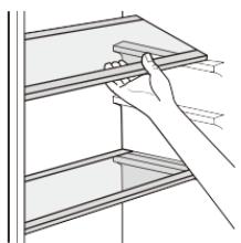 BRANDT BIS624ES - Étagères amovibles en option - 1