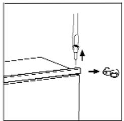 BRANDT CA2861 - REVERSING THE OPENING DIRECTION OF THE DOOR - 1