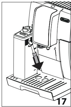 DELONGHI DINAMICA ECAM 350.50 - Remplir et replacer la carafe à lait - 6