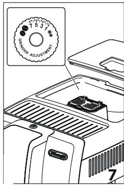 DELONGHI DINAMICA ECAM 350.50 - Regolazione del macinacaffè - 1