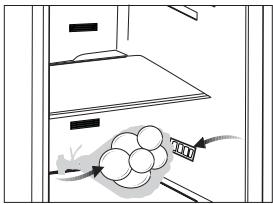 BEKO GN1416231JX - Recomendações sobre o compartmento para alimentos frescos - 1