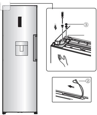 BRANDT BFL584YNX - Inversion du sens d'ouverture de la porte - 13