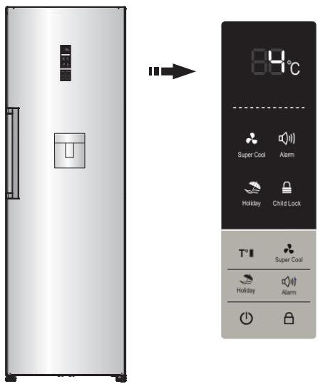 BRANDT BFL584YNX - Écran de contrôle - 1