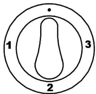 TRIOMPH TE55V/1 - TE55VX/1 - Manette Foyer - 1