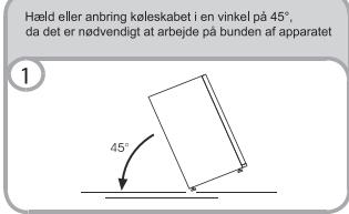 CANDY CCTOS542WH - AENDRING AF LAGERNES ÅBNINGSRETNING - 1