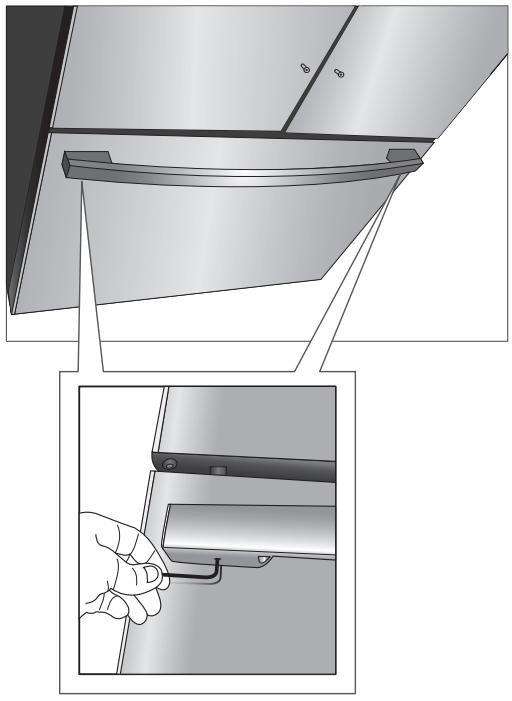 DAEWOO RFN-26D1TI - Installer les poignées - 2