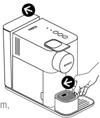 NESPRESSO LATTISSIMA ONE EN510 - Primer uso o después de un largo período de inactividad/ Primeira utilização ou após um longo período de inatividade - 1