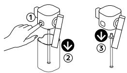 NESPRESSO LATTISSIMA ONE EN510 - Montaje/Desmontaje del Rapid Cappuccino System/Montagem/Desmontagem do sistema de Preparação Automática de Cappuccino - 1
