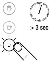 NESPRESSO LATTISSIMA ONE EN510 - Füllmengen programmieren/ Programmazione della quantità di caffè - 1