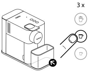 NESPRESSO LATTISSIMA ONE EN510 - Primer uso o después de un largo período de inactividad/ Primeira utilização ou após um longo período de inatividade - 4