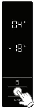 AEG-ELECTROLUX RCB73421TY - Temperatureinstellungswarnungen - 1