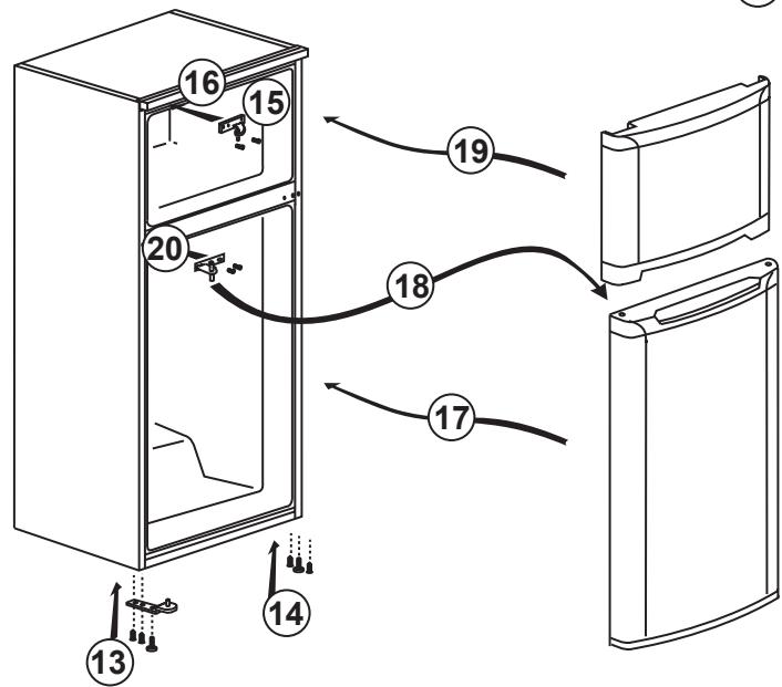 BEKO CRDSE437K21S - Réversibilité des portes - 2