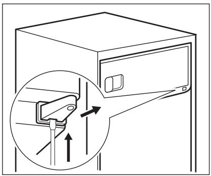 AEG-ELECTROLUX S51540TSW2 - Wechseln des Turanschlags des Gefriergeräts - 1