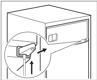 AEG-ELECTROLUX S51540TSW2 - Réversibilité de la porte du congélateur - 1