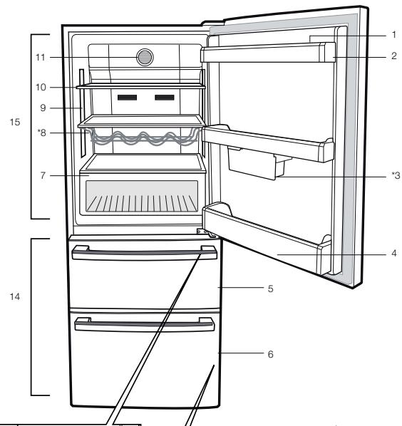 BEKO CN151920DX - Kuhlschrank/Gefrierschrank - 1