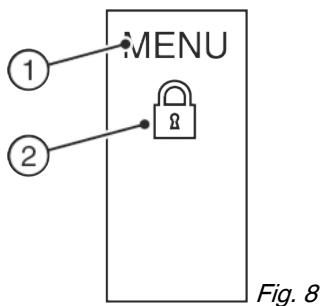 MENU ① ② Fig. 8