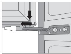 DAEWOO RFN-M400BOX - Adjusting a refrigerator door - 2