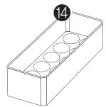 DAEWOO RFN-M400BOX - How to use the interior parts - 5