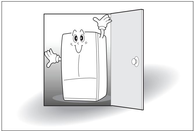 DAEWOO RFN-M400BOX - Dimensions (including Door Handles) - 1