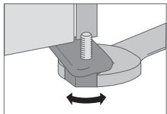 DAEWOO RFN-M400BOX - Leveling and door adjustment - 1