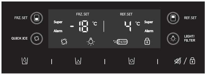 DAEWOO RFN-M400BOX - Control Panel - 1