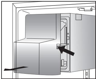 DAEWOO RFN-M400BOX - Disconnecting the ice maker - 2