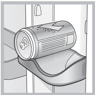 INDESIT TAAN6FNFS - BEVERAGE CAN shelves. - 1