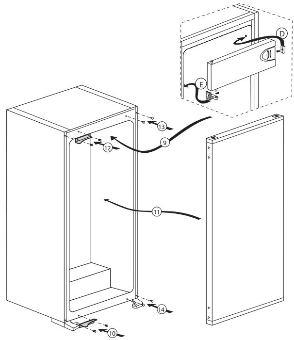 BEKO BSSA315E2SF  -  BSSA315K3SN - Türanschlag umkehren - 2