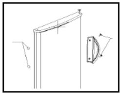 CANDY CMCS5152S - REVERSING THE DOOR SWING - 15