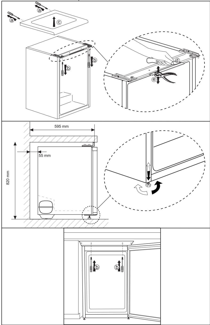 BEKO TSE1402F - Réversibilité des portes - 1
