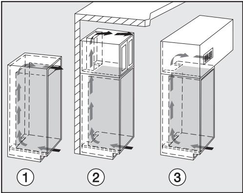 MIELE K37422ID - Fente supérieure d'évacuation de l'air - 1
