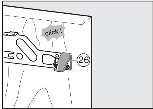 MIELE K37422ID - Montage de la porte du meuble - 5